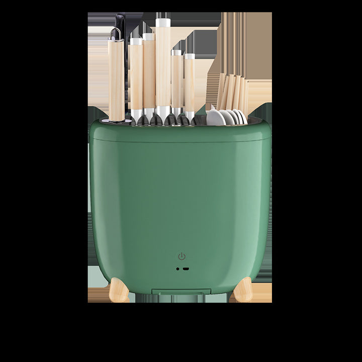 UV Rack Table Cutlery Rack Drain Kitchen Utensils Tableware Knives Chopsticks Storage Rack Flatware Holder Caddy for Forks