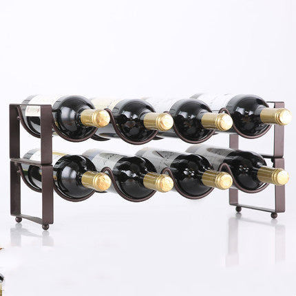 Stackable Wine Bracket Ornaments Wine Bottle Rack Wine Cabinet Wine Display Shelf Fashion
