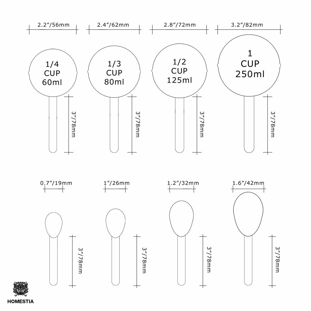 measuring spoons, spoon set.
