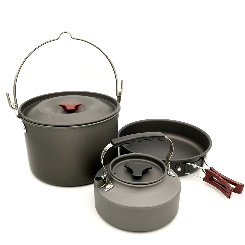 Kettle Pot Cookset,  Camping Cookware Set.